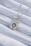316L Steel Chain Silver Color Zircon Stone Minimal Daisy Figured Tarot Necklace - Tj-Bko9224