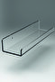 Transparent Plexiglass Shelf Organizing Stand 25cm, Gray Color, Stylish and Convenient Design