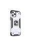 Protective Case for iPhone 13 Pro, Bumper Ring Armor Kickstand, Silver - 2