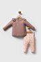 U.S. Polo Assn Baby Girl Brown Set - 4