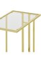 Duro Chrome Sofa Table – Modern Console Table with Sleek Metallic Frame, Luxury Entryway & Living - 5