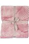 Jacquard Flannel Blanket, Double Size 200x220 cm, Kintted Super Soft Cozy (Abstract Leaf - 4