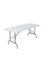 Rectangular plastic folding table 180x75cm - 2