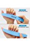 Nail File Half Moon Sponge 704 Blue for Nail Art Design 10 Pcs in One Packet - 5