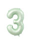 3 Years Old Water Green Foil Balloon 34 Inch (76-82 cm)