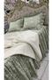 Double Fitted Sheet with Ruffled Skirt, 2 Ruffled Pillowcases and Pique - 7