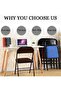Folding Chair With Padded Seats Multi Functional Portable Chair For Home Dining Office Outdoor - 8