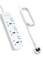 Extension Cord with 3-Outlet - 3 Meter Multi Plug Extension Cable for Maximum Reach and Versatility