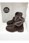 26K433 Genuine Leather Fur Thick Sole Boots for Women - 2