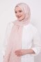 Light Pink Leopard Pattern Italian Jacquard Shawl - 2