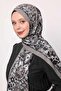 Light Mink Abstract Floral Pattern Love Shawl