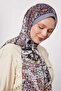 Gray Abstract Flower Pattern Love Shawl