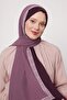 Purple Knitted Pattern Medine Silk - 3