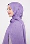Lilac Paperclip Pattern Blue Jacquard Shawl