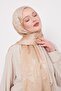 Gold Ethnic Pattern Italian Jacquard Shawl - 2