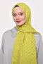 Oil Green S Pattern Blue Jacquard Shawl - 2