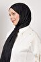 Black Leopard Pattern Italian Jacquard Shawl