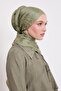 Green Ethnic Pattern Italian Jacquard Shawl - 2