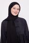 Black Arlyn Plain Shawl - 3