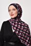 Burgundy Honeycomb Pattern Love Shawl