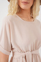 Women's Short Sleeve Mini Ayrobin Dress Cream 1148 - 5