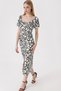 Women's Slit Detail Knitted Dress D.Black 1146 - 3