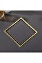 DEOKXZ 6 Inch Brushed Golden Square Shower Drain - 8