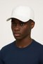 Uwa White Men's Basic Flat Form Hat Cap