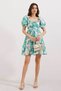 Women's Flared Poplin Dress D.Mint 1151 - 2