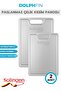 Stainless Steel Cutting Board 2 Pieces Antibacterial Surface - 3