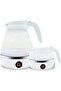 New Travel Foldable Silicon Water Heater Jug Collapsible Mini Portable Electric Kettle