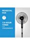 Vertical Fan with SQD Motor by Midea, 16 Inch, 3D Oscillation Directions, 3 Speed Levels, Adjustable - 5