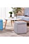 FFD Ottoman Storage Stool Cube - Multi-functional Bench Seat with Padded Memory Foam, Lid - 7