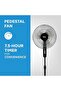 Vertical Fan with SQD Motor by Midea, 16 Inch, 3D Oscillation Directions, 3 Speed Levels, Adjustable - 6