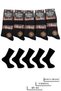 5 Pack Thermal Seamless Plain Men's Towel Socks