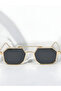 Uv400 Glass Unisex Black Sunglasses Bnt124 - 2
