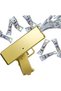 Golden Money Shooter, Make it Rain/Spray Money Gun Paper Playing Toy, Handheld Spray Cash Gun f - 8