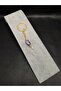 Purple Amethyst Stone Keychain Charm with Gold Color Stone Y Letter - 3