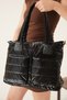 Arilyrra Women's Mother Baby Shoulder Bag 00121953 Bright Black