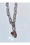 Steel Necklace 2Pcs Covered Best Friend Friend Mother Daughter Necklace - 5