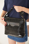 Lizkaala Women Shoulder and Arm Bag 00121871 Shiny Black - 3