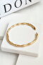 Women's Steel Bracelet Thin Joint Bone Handcuff Bracelet - 3