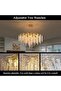 Luxury Crystal Chandelier – Modern Gold Branch Pendant Light - 3