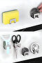 Stainless Steel Adhesive Dish Sponge Holder Sink Organizer Sponge Holder Pack of 4 - 3