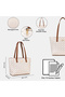 Women's Mono Betula Small Tote Handbag (White) - 6
