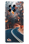 Spark 20 Pro Plus 6.78Inc Case Colorful Silicone Printed Tpu Romantic Road