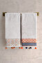 Nakkaş Collection 50×90 cm 100% Cotton Tassel Towel Set – 2-Piece, Highly Absorbent, Soft