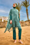 Light Green Kimono Kaftan P2516-1 - 4