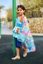 Girls' Beach Pareo - Colorful Patterned, Lightweight and Flowy Pareo Cp2505 - 4