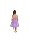 Bust Ruffle Paillettes Short Girl's Evening Dress - 3